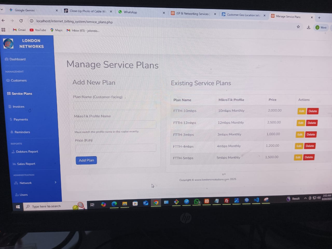 ISP Billing System