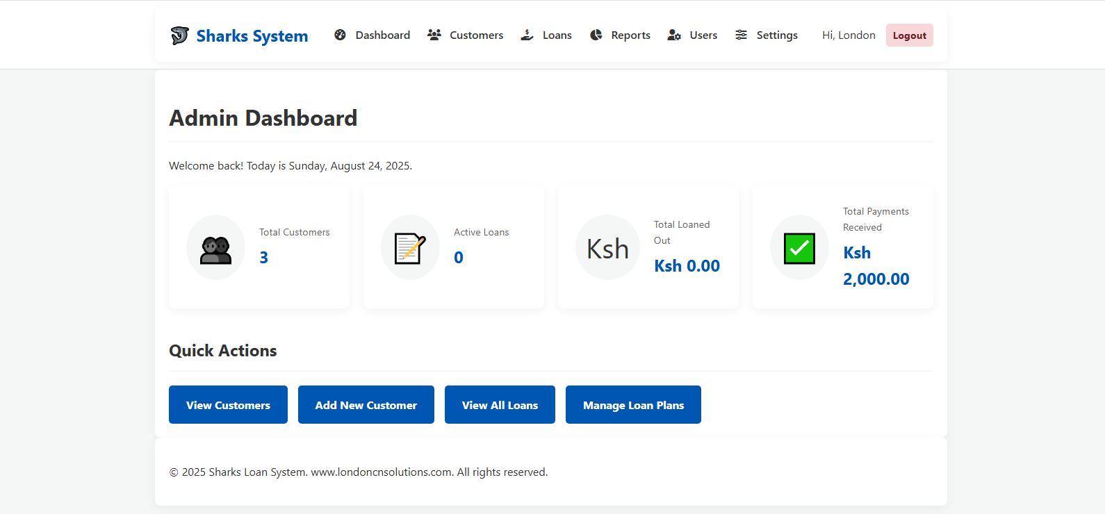 Loans Management System